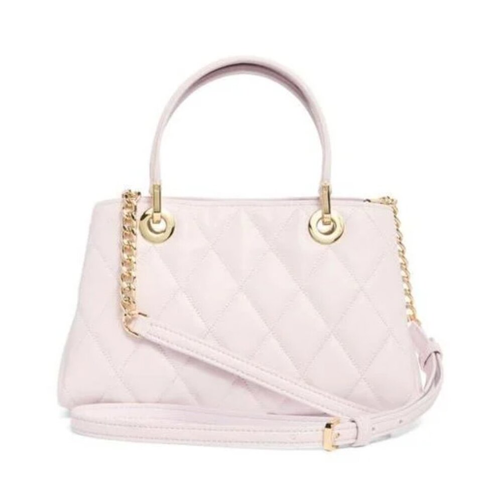 Kate Spade Carey Quilted Leather Satchel Purse Pale Amethyst - Picture 5 of 8